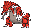 Groudon front animated