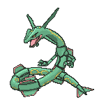 Rayquaza front animated