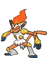 Infernape front animated
