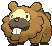 Bidoof front animated