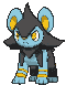 Luxio front animated