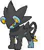 Luxray front animated