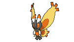 Mothim front animated