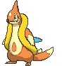Floatzel front animated