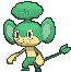 Pansage front animated