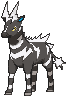 Zebstrika front animated