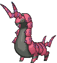 Scolipede front animated