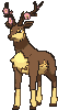 Spring Sawsbuck front animated
