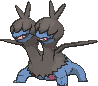 Zweilous front animated