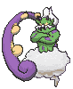 Incarnate Tornadus front animated