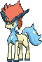 Ordinary Keldeo front animated