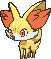 Fennekin front animated