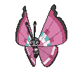 Meadow Vivillon front animated