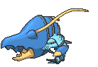 Clawitzer front animated