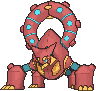 Volcanion front animated