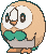 Rowlet front animated