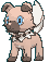 Rockruff front animated