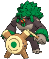 Rillaboom front animated