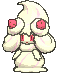 Vanilla Cream Strawberry Sweet Alcremie front animated