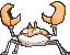 Krabby front animated