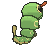 Caterpie back animated