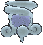 Snowy Castform back animated