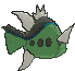 Blue-Striped Basculin back animated