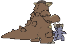 Mega Kangaskhan back animated