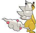 Mega Ampharos back animated