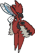 Mega Scizor back animated