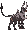Mega Houndoom back animated