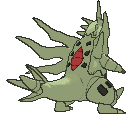 Mega Tyranitar back animated