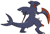 Mega Garchomp back animated