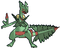 Mega Sceptile back animated