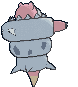 Mega Slowbro back animated
