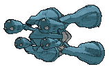 Mega Metagross back animated