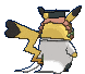 Pikachu Ph.D. back animated