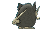 Alolan Raticate back animated