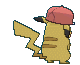 Alola Cap Pikachu back animated