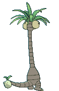 Alolan Exeggutor back animated