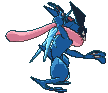 Ash’s Greninja back animated