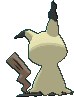 Totem Disguised Mimikyu back animated