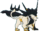 Dusk Necrozma back animated