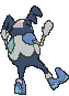 Galarian Mr. Mime back animated