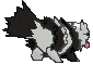 Galarian Zigzagoon back animated