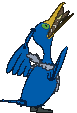 Gulping Cramorant back animated