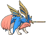 Crowned Zacian back animated
