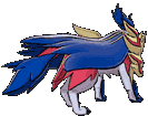 Crowned Zamazenta back animated