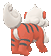 Hisuian Growlithe back animated