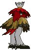 Hisuian Decidueye back animated